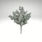 18" Artificial Snowy Eucalyptus Bush – Frosted Winter Greenery Pick for Holiday Arrangements-85284